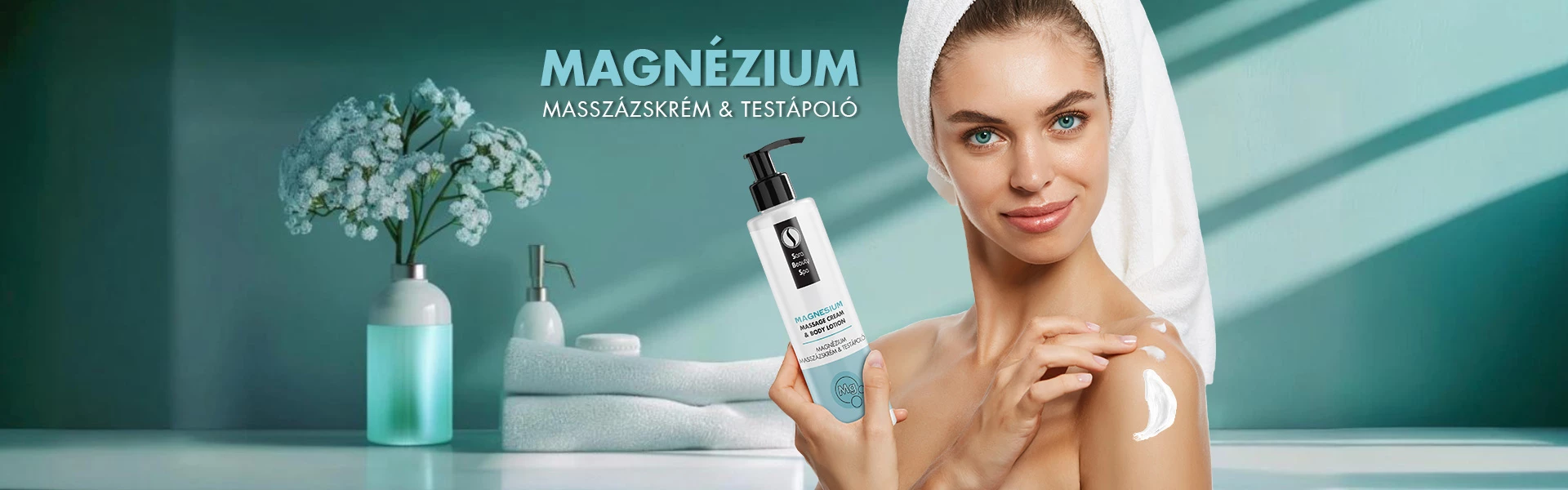 Magnézium masszázskrém és testápoló