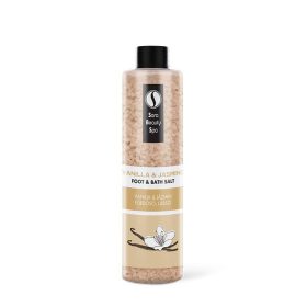   Relaxáló Fürdősó és Lábáztató Só - Vanília és Jázmin - 330g