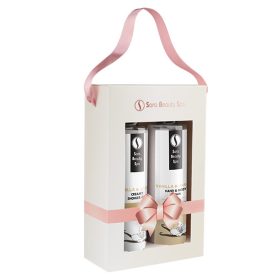   Vanília - jázmin hidratáló krém és tusfürdő ajándékcsomag 